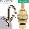 Hansgrohe Axor Montreux Polished Nickel 160 Basin Mixer 16505830 Clockwise Turn to Open 1/4 Turn Compatible Cartridge - HG-2432