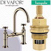 Hansgrohe Axor Montreux Polished Nickel 220 Basin Mixer 16510830 Anti-Clockwise Turn to Open 1/4 Turn Compatible Tap Cartridge - HG-2462