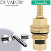 Hansgrohe Axor Starck Chrome Basin Mixer with 125mm Spout 10313000 Clockwise Turn to Open 1/4 Turn Compatible Tap Cartridge - HG-2521
