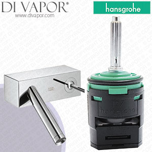 Hansgrohe Axor Starck X Chrome Basin Mixer with 187mm Spout 10074000 Cartridge - HG-2530
