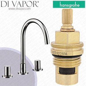 Hansgrohe Axor Starck Chrome Basin Mixer 10135000 Compatible Left Closing Tap Cartridge - HG-2531