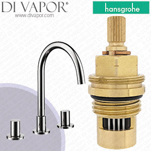 Hansgrohe Axor Starck Chrome Basin Mixer 10135000 Compatible Right Closing Tap Cartridge - HG-2532