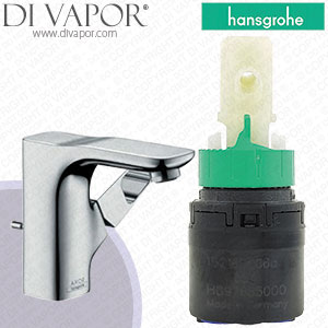 Hansgrohe Axor Urquiola Chrome 110 Basin Mixer with Waste Set 11025000 Cartridge Assy - HG-2560