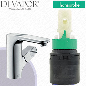 Hansgrohe Axor Urquiola 130 Basin Mixer with Waste Set 11020000 Tap Cartridge - HG-2580