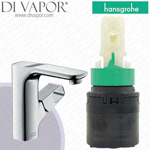 Hansgrohe Axor Urquiola Chrome 130 Basin Mixer with Waste Set 11021000 Cartridge - HG-2620