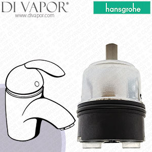 Hansgrohe Axor Azzur Translucent Blue Basin Mixer 34001530 Cartridge - HG-2660