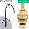 Hansgrohe Axor Uno Satinox 230 Basin Mixer with Waste Set & Spout 38040810 Clockwise Turn to Open 1/4 Turn Compatible Cartridge - HG-2671