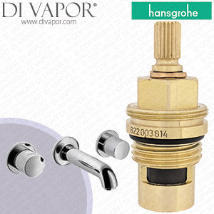 Hansgrohe Axor Uno Satinox Basin Mixer with Zylindrical Handles 38033810 Clockwise Turn to Open 1/4 Turn Compatible Cartridge - HG-2681