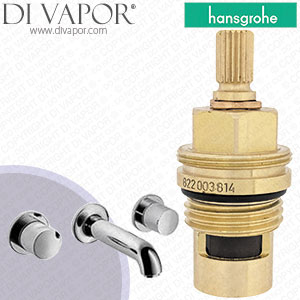 Hansgrohe Axor Uno Satinox Basin Mixer for Concealed Install 38043810 Clockwise Turn to Open 1/4 Turn Compatible Cartridge - HG-2691