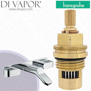 Hansgrohe Axor Urquiola Chrome Basin Mixer with 168mm Spout 11042000 Anti-Clockwise Turn to Open 1/4 Turn Compatible Cartridge - HG-2702