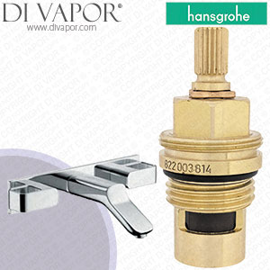Hansgrohe 31937000 Focus Chrome 100 Basin Mixer with Waste Set Clockwise Turn to Open 1/4 Turn Compatible Cartridge - HG-2711