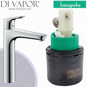 Hansgrohe Focus Chrome 190 Basin Mixer without Waste Set 31518000 Cartridge Assy - HG-2770