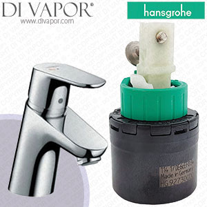 Hansgrohe Focus Chrome 70 Basin Mixer with 160cm Shower Hose 31926000 Cartridge - HG-2850
