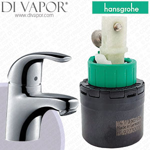 Hansgrohe Focus Chrome/Gold Optic 50 Basin Mixer with Waste Set 31700090 Cartridge - HG-2940