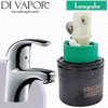 Hansgrohe Focus E Chrome Basin Mixer with PEX Plug-In Hoses 31704000 Cartridge - HG-2950