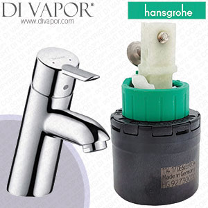 Hansgrohe Focus S Chrome Basin Mixer with Chain 31716000 Cartridge - HG-2980