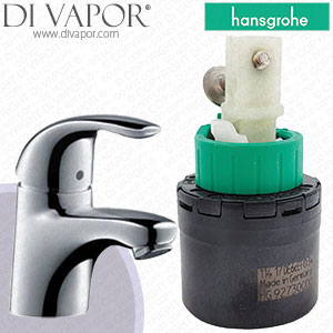Hansgrohe Focus E Chrome Basin Mixer without Waste & PEX Plug-In 31714000 Cartridge - HG-3000