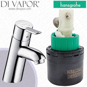 Hansgrohe Focus S Chrome Basin Mixer with Pop-Up Waste 31710000 Tap Cartridge - HG-3040