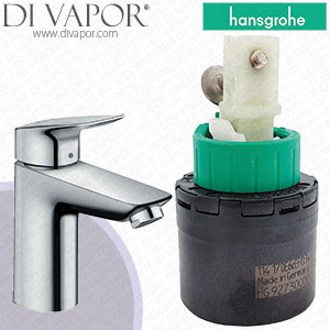 Hansgrohe Logis Single Lever Basin Mixer 100 without Waste 71101000 Cartridge - HG-3050