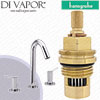 Hansgrohe 32310000 Talis 3-Hole Basin Mixer 150 with Pop-Up Waste Anti-Clockwise Turn to Open 1/4 Turn Compatible Cartridge - HG-3102