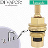 Hansgrohe 72418000 Talis S 4-Hole Rim Mounted Bath Mixer Clockwise Turn to Open 1/4 Turn Compatible Cartridge - HG-3121