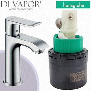 Hansgrohe Metris 110 Basin Mixer without Pop-Up Waste 31084000 Cartridge - HG-3140