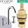 Hansgrohe Axor Terrano 3-Hole Basin Mixer Cross Handles 37134000 Tap Clockwise Turn to Open 1/4 Turn Compatible Cartridge - HG-3152