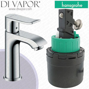 Hansgrohe Metris Chrome 110 Basin Mixer with Pop-Up Waste Set 31203000 Cartridge - HG-3160