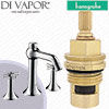Hansgrohe Axor Terrano 3-Hole Basin Mixer with Cross Handles DN15 37133000 Clockwise Turn to Open 1/4 Turn Compatible Cartridge - HG-3231