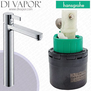 Hansgrohe Metris S Chrome Basin Mixer without Waste Set 31023000 Cartridge - HG-3280