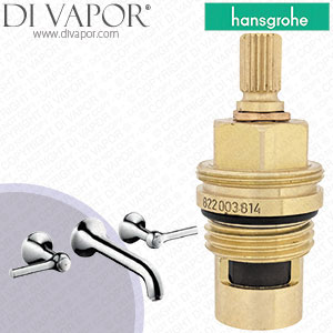 Hansgrohe Axor Terrano 3-Hole Basin Mixer DN15 37147810 Clockwise Turn to Open 1/4 Turn Compatible Cartridge - HG-3292