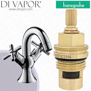 Hansgrohe Axor Terrano Santinox Basin Mixer 37035810 Clockwise Turn to Open 1/4 Turn Compatible Cartridge - HG-3301