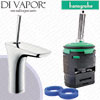 Hansgrohe PuraVida Single Lever Basin Mixer 110 w/ Pop-Up Waste 15074000 Tap Cartridge - HG-3550