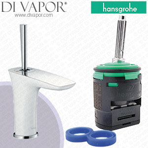 Hansgrohe PuraVida Single Lever Basin Mixer White/Chrome 15075400 Tap Cartridge - HG-3560