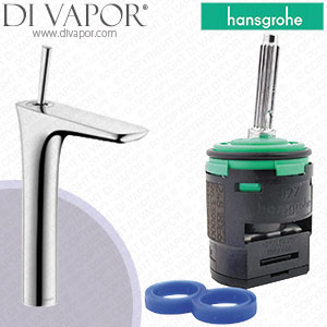 Hansgrohe PuraVida Single Lever Highriser 240 Basin Mixer Chrome 15072000 Cartridge - HG-3690