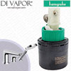 Hansgrohe 71730000 Talis E 3-Hole Rim-Mounted Bath Mixer Cartridge - HG-3740