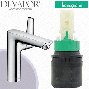 Hansgrohe 71755000 Talis E Single Lever Basin Mixer 150 without Pop-Up Waste Cartridge - HG-3800