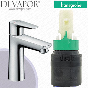 Hansgrohe 71712000 Talis E Single Lever Basin Mixer 110 without Waste Cartridge - HG-3820