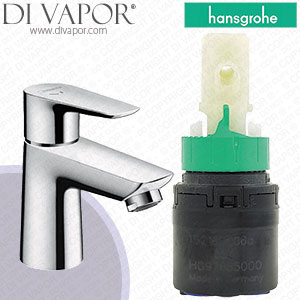 Hansgrohe 71703000 Talis E Single Lever Basin Mixer 80 CoolStart with Pop-Up Waste Cartridge - HG-3850