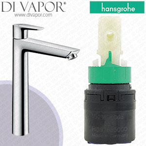 Hansgrohe 71716000 Talis E Single Lever Basin Mixer 240 with Pop-Up Waste Cartridge - HG-3870