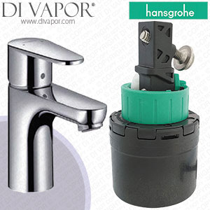 Hansgrohe 31624000 Talis E Single Lever Basin Mixer with Pop-Up Waste Set Cartridge - HG-4020