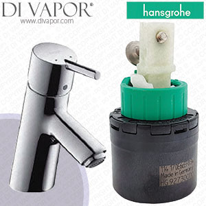 Hansgrohe 32024000 Talis S Single Lever Basin Mixer with PEX Plug-In Hoses DN15 Cartridge - HG-4300