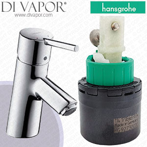 Hansgrohe 32034000 Talis S Single Lever Basin Mixer DN15 with Extra Long Handle Cartridge - HG-4330