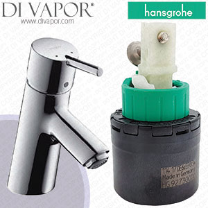 Hansgrohe 32028000 Talis S Single Lever Basin Mixer DN15 with Chain Cartridge - HG-4410