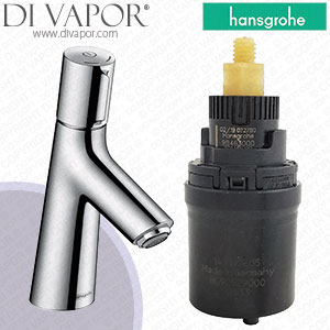 Hansgrohe 72040000 Talis Select S Basin Mixer 100 with Pop-Up Waste Chrome Cartridge - HG-4460
