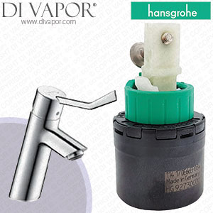 Hansgrohe 32035000 Talis Single Lever Basin Mixer 80 with Pop-Up Waste Set Cartridge - HG-4600