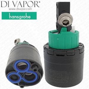 Hansgrohe 95646000 Lever Cartridge. Diameter: 35mm - - Total Height: 66mm - - Distance between locating pins centre to centre: 24.5mm