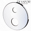 Hansgrohe 95859000 Escutcheon - Round Chrome Faceplate