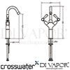 Crosswater HG118DNN-LV Diagram