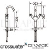 Crosswater HG118DNN Diagram